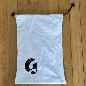 Glossier White Duster Bag